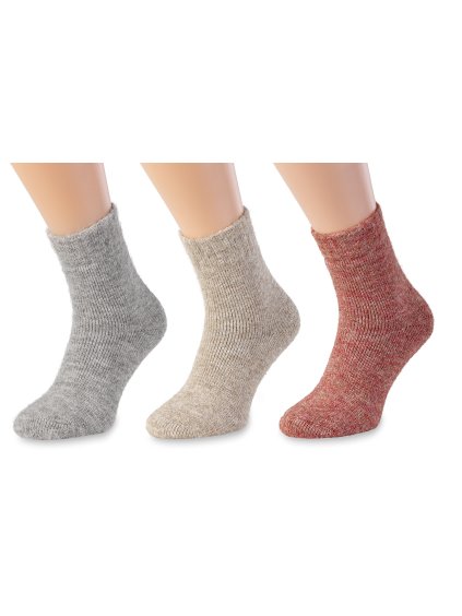 Ponožky 3v1 MERINO NATURAL WOOL 11, dámské